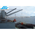 Crane with grab for bulk handling